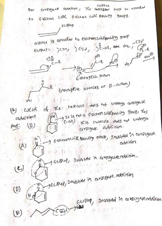 alkent fecule does nt undergo C Ans: B) A) C0)