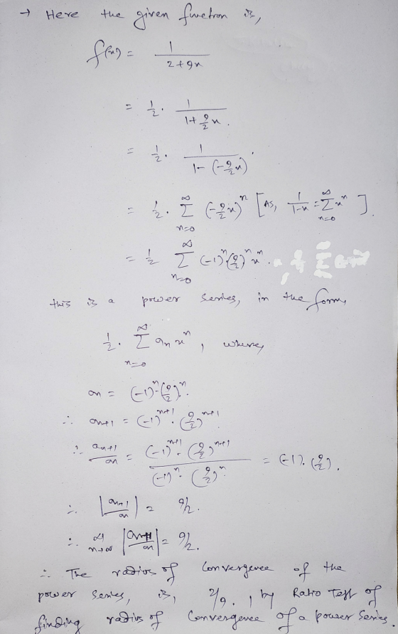 Here the finetron given flada 2f90 그, itu. li . noo 2. Ï 62 w Las Tu Ruj - I can Ferme form, the W this power series, in .