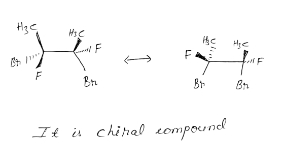 H3C Hic all PC F BSA 17 ~ F F Br В В It is chiral compound