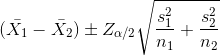 | (Xi - X2) + Za/21 +