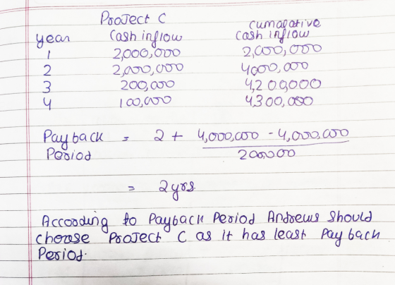 This is a cost accounting problem, please show all work. Payback and ...