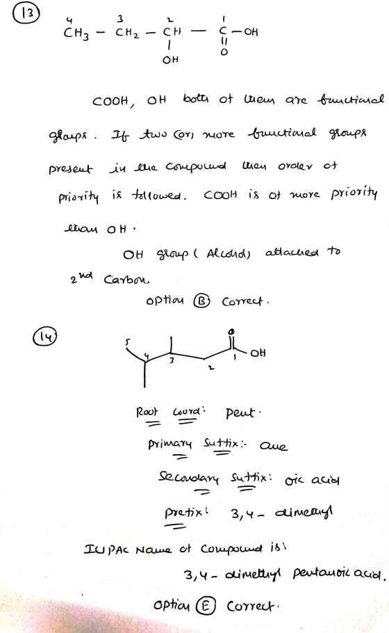 @ čng - éma - Çin – CH, — СЫ C-OH OH COOH, OH both of them are bauctional groups. If two cor, more bauctional groups present