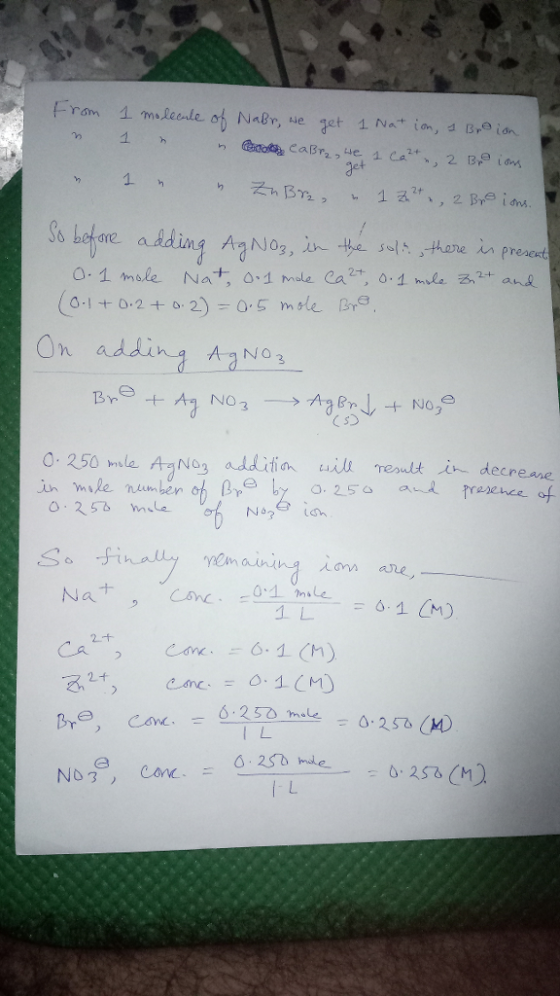 1 n @idotu eaB ,ue, і Саг+», 2 Bfa ¡on 1 lafe aiding , ber one preset 1 mole Nat, o1 male Ca2, 01 mile ans On addin NO3 ㄅ CSD 0. 250 mda Ag No3 addition enli result i-deer decreare nally remaining ton an, 6-25 le25 M) b 25 M