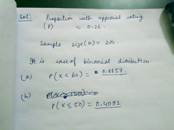 Sol uset eporim o 26 umple sige (n) = 200 on (h o) p(XC S0)こ0.yog2