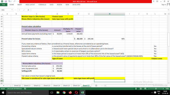 XIA 5 2020-09(2) SEP.xlsx - Microsoft Excel ? X FILE HOME INSERT PAGE LAYOUT FORMULAS DATA REVIEW VIEW DEVELOPER Sign in H61