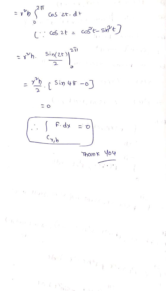 ,2 TT = r²b cos .zt.dt D cost-snt Licos 27 - zł arth. sin(26) = 22 Sin 4T -o] C -O Fody o Crib Thank you