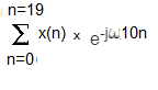 n 19 Σ χ(n) x eu10n η-0