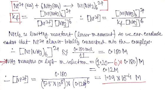 No (N67).724 Np2+ (aq) + 6 Nmg cao) - NP (043) 24 INP(1943).]24 Then 76[ vp2] = Te (11376 Niels is limiting reactant (lesser