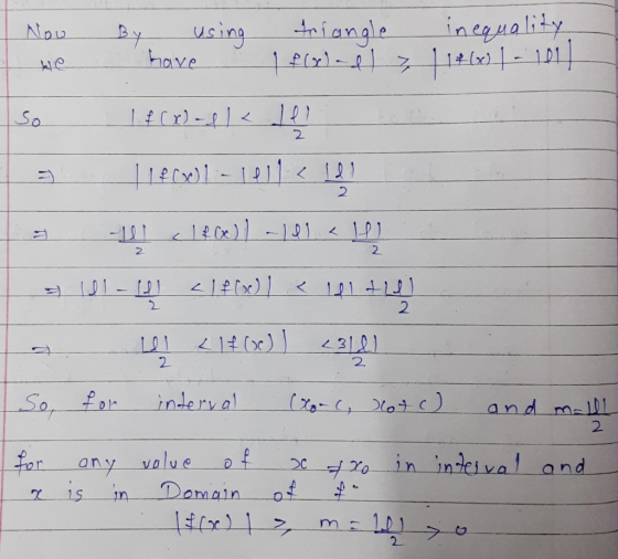 Now we By using have triangle I f(x)=dl inequality / 146x) 1 - 1011 I f(x)-se el 2 9 11401 - 1011 < llet - 1968)] -109 < LP z