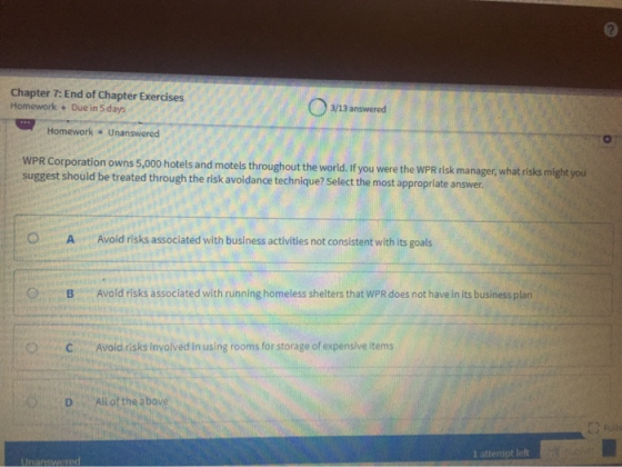 Chapter 7: End of Chapter Exercises Homework . Due in 5 days Homework Unanswered 3/13 answered WPR Corporation owns 5,000 hot