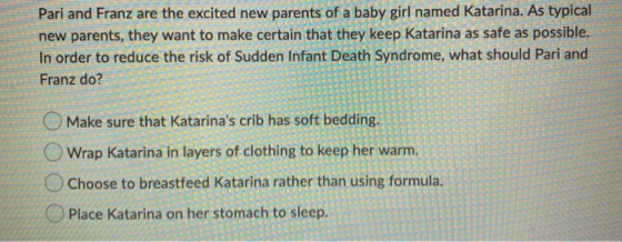 Pari and Franz are the excited new parents of a baby girl named Katarina. As typical new parents, they want to make certain t