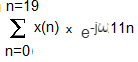 n 19 x(n) x eu11n n 0