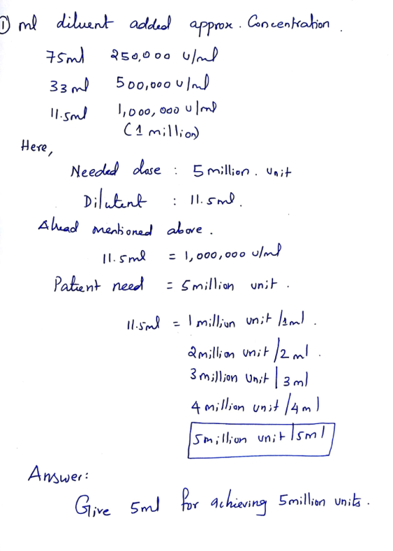 rox . neen ISm,000, 000 U ere Needd ase5milien u.it Patient need ニGmillion unir 3 million Un,3 ml mill)on Uni กา MSwer: 5million Unib jve