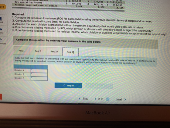 $ $ $ Net operating income Minimum required rate of return 516,800 7.00$ 7,230,000 462,720 7.508 $ 5,230,000 $ 758,350 1 4.50