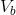 V_{b}
