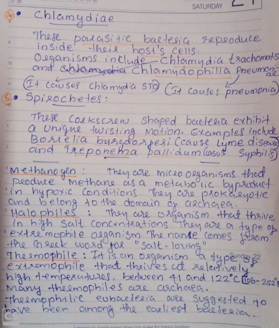 SATURDAY Do Chlamydiae These palasitic baclesia repeoduce inside their hosts cells. Oeganisms include Chlamydia trachom omd