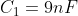 C_{1}=9nF
