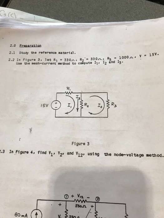 arch 2.0 Preparation 2.1 Study the reference material. 2.2 In Figure 3. let R, 3300, R 3 30.... Ra = 1000.n. Use the mesh-cur
