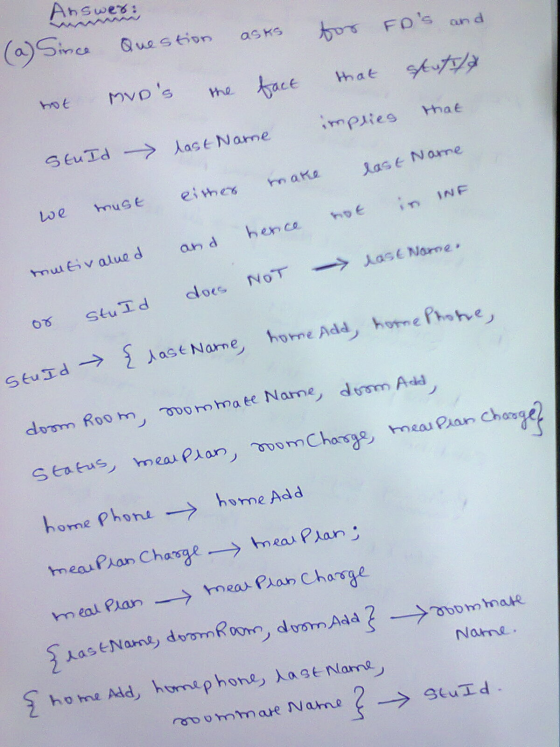 Answes: a ca Qve stion asKe Fos and Jas e Name muti v alue d and hence e INF Narne, hone Add, home Phohe mo ma ee Name, dm Add au an Chors home Phonahome Aad aan Change-? tnear Plans Narne