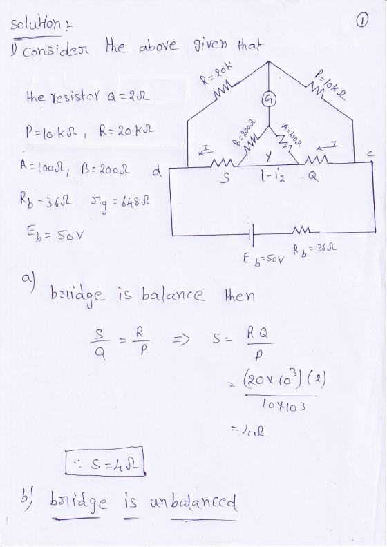 solution I consider the above given that R=20k P=loke M the resistor Q=22 M P=lo kr, R=20kh B= 2004 w A=loor y mi A=lool, B=