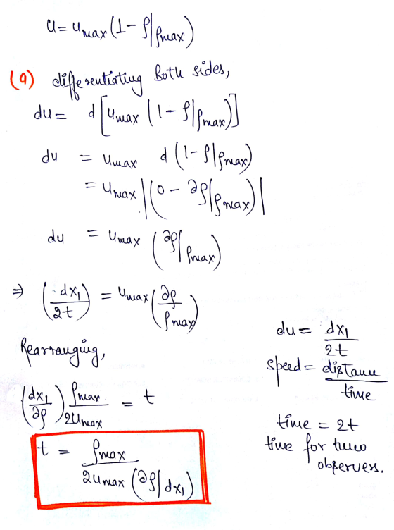 U= uar (2-81 (wax) (9) differentiating both sides, d du=d[uwax 11-8| mar] d (1-11&max) Unwax (0 - 3s(way) du - Umar du = Um