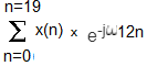 n 19 Σ Χn) x eiu1 2η n-0 elu12η