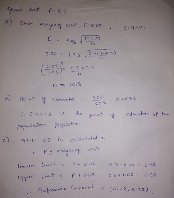 ven that P- 0.3 이。 Vn 0,3 CI-0,3 O 02 1.96 2018 bPint stimate 0.25 6 2019 , 0.25 6 is the oint- o estimaforn of the C)、 95./. Clos calculated as leuer lint ewuun 0 3-0 0 2 0 29 init