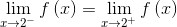 \lim_{x\rightarrow 2^{-}}f\left ( x \right )=\lim_{x\rightarrow 2^{+}}f\left ( x \right )