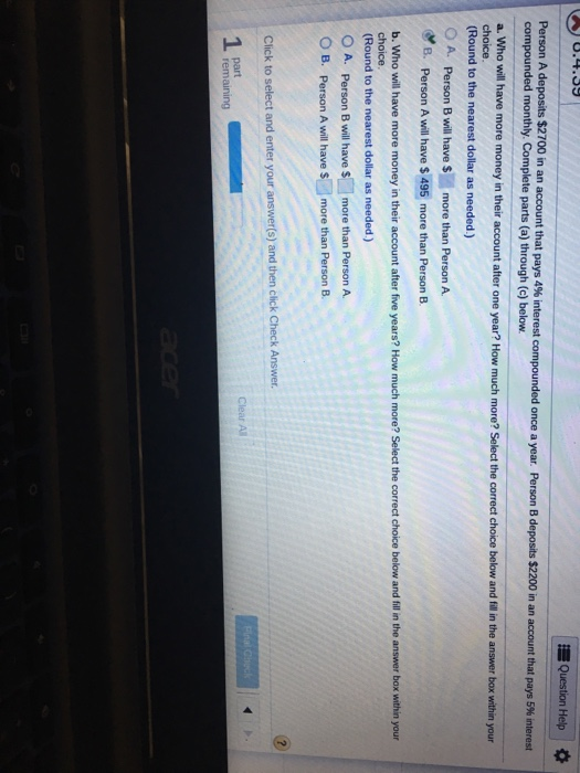 Question Help * (Round to the nearest dollar as needed.) O A. choice (Round to the nearest dollar as needed.)