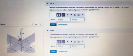 chan135 kg 4 m Figure 1) Demethenion developed in the ABr o wth Express your answer to the significant figures and include th