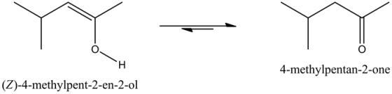 H
4-methylpentan-2-one
(Z)-4-methylpent-2-en-2-ol
