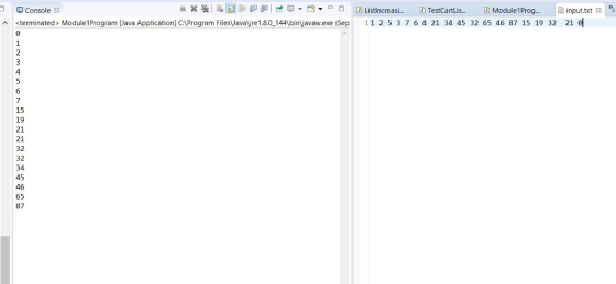 貝Console X <terminated > Module! Program Java Application] CAProgram FilesUavayre1.80-144\binjavaw.exe (Sep ^ 11 2 5 3 7 6 4 21 34 45 32 65 46 87 15 19 32 21 15 19 21 21 32 32 45 65 87 2