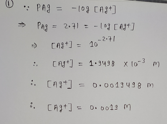 0 .: PAI = - 10 сая+) PAI = 2.7) : - [0] [31] - 2.71 САЯt] = 10 :. C n +] = 1949 В х (o- 3 m :. САЯ*] = O • Oo19 Ч38 м) 8, СА