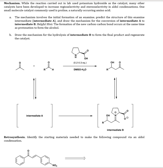 Mechanism. While the reaction carried out in lab used potassium hydroxide as the catalyst, many other catalysts have been dev