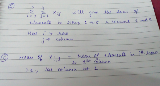 elements in ith Heo umn 1