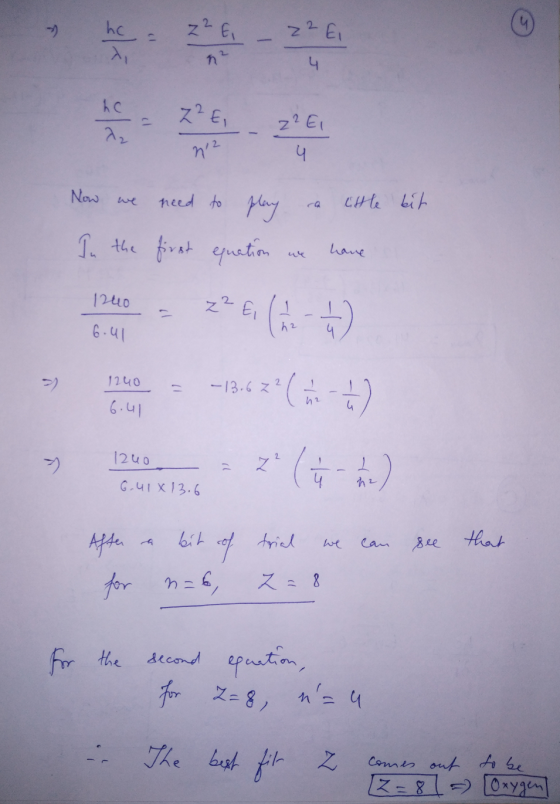 ho N mi? 4 NO ve ne Now we need to play a little bit In the first equation we have 1240 3 0.a - 6.41 1240 = -1366 29 (-) 1240
