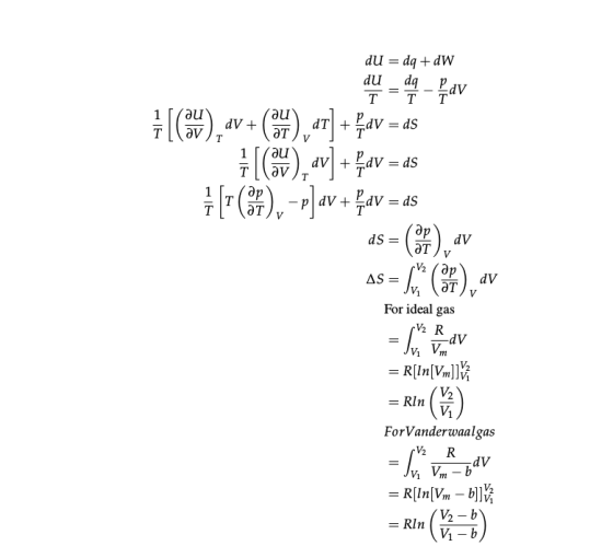 du = dq + dw dų = da Lav [C), av + (24), ar + Çav = ds 3 [(@), av] + Lav = as [(7), --] av + Lav = as as = ( ), av as = f*