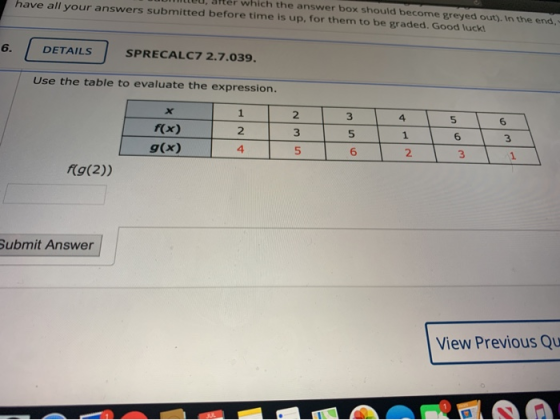 which the answer box should become greyed out). In the end, have all your answers submitted before time is up, for them to be