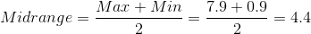 Мат + Min 7.9 + 0.9 Midrange-