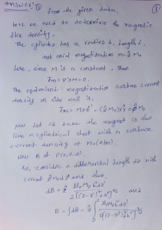 heíl pe need to de-termne- mo grei ,c plor density lese , Gince is onstont Then The epu von lent.. magnet len current den stt