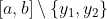 [a,b]\setminus \{y_1,y_2\}