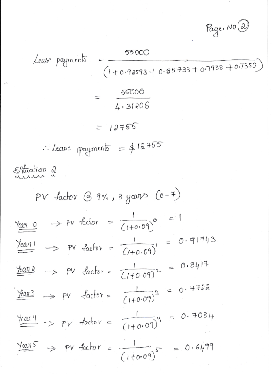 faqe. Nola 55000 ase paumer 55000 43/206 C. PV -ackv @ 9% ) 8 yo./ Соーチ) (to ea刀! 0, 91 43 yaz3ーラpv factor, CItO. O9) (14 OO