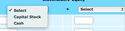 UCI LUL + Select ✓ Select Capital Stock Cash