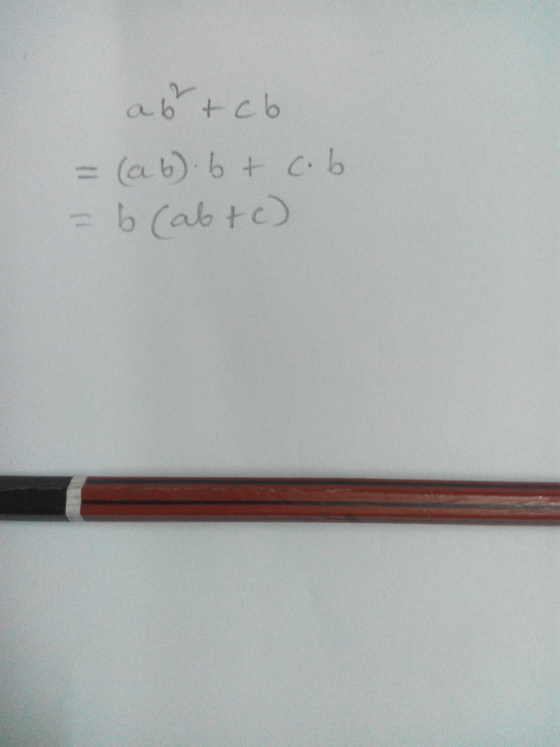 a b + cb = (ab b + cob = b (ab to