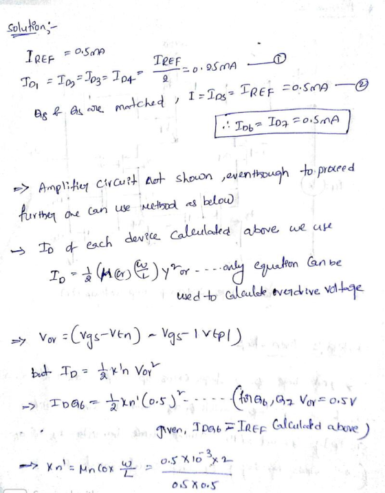 Soluton SAP REF e> Ampl决여 Circuit art skoon even though to proced aed above ue uH above