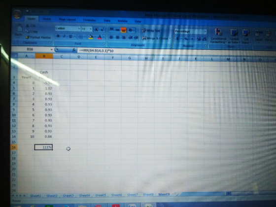 New Microso Office Excel WorseetM Home Insert Pge Layout Formulas Data Review View Calibri १। Wrap Text Percentage Cops te Fo