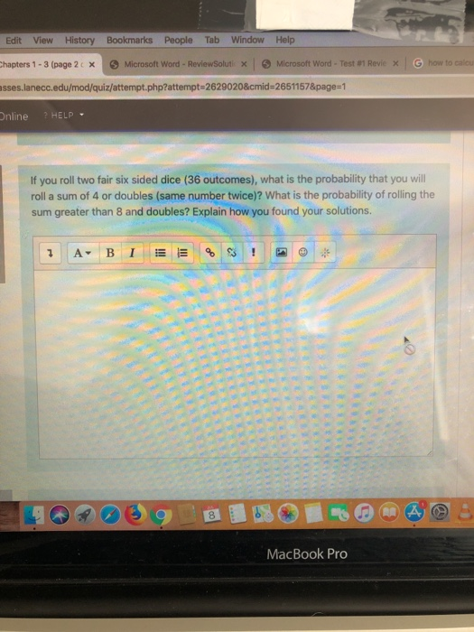 Edit View History Bookmarks People Tab Window Help Chapters 1 - 3 (page 2 x > Microsoft Word - Review Solutix 5 Microsoft Wor