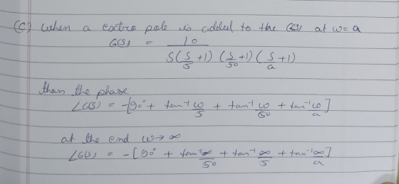 (c) when a estro GO pole = is adoled to the Go 10 at waa SCS +) ($_+) (5+) than the phase 200) = out tentot tant wt tento] at