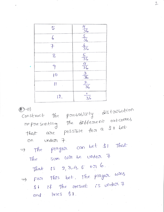 to enter in one stars in online online - M 12 Construct the probability distribution 37e pre senting the different outcomes t