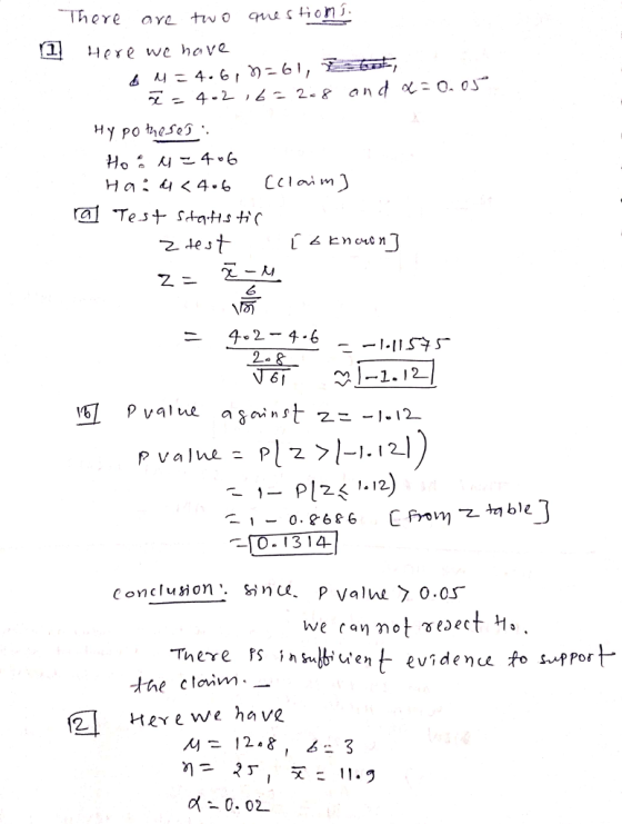 Ther Here we have 6 1ふ 12 O. I314. evidene fo spPor Hev e we have 시 = 12.8 , 6-3
